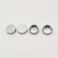 Professional Manufacture High Quality Aluminium Screw Head Covers Mirror Caps Satin Chromed Dia19 X 5mm