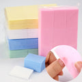 100/500/600/1000Pcs Lint Free Nail Wipes Nail Polish Remover Eyelash Extension Glue Clean Wipes Absorbent Soft Removablel Tool