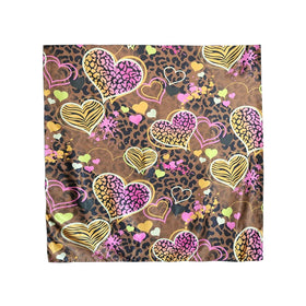 Custom Silk Satin Bandana for Hair Large Square Satin Head Scarf Satin Had Wrap Bandana