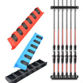 Horizontal Vertical Garage & Boat 6 Rods Storage Wall-mounted Fishing Rod Rack Holders Fish Pole Holder