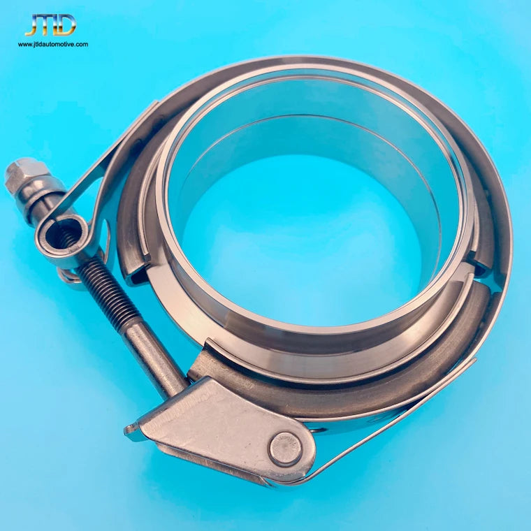 2.75 Inch Stainless Steel Exhaust V Band Clamp Male Female Flange Assembly Quick Release Vband Turbo Downpipe Kits