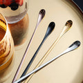 High Quality Mirror Stainless Steel 304 Copper Gold Cocktail Stirrer Long bar Spoon for Bartender Kits