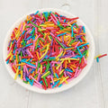 Sprinkles Cocosir Metallic Rod Christmas Mixed Colorful for Sweet Sprinkles Sugar Beads Birthday Party Baking Supplies Bulk