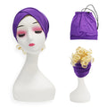 Newest Tube Silky Turban Bonnet Double Layer Drawstring Bonnet Keep Hair Styled Custom Hair Adjustable Bonnet for Women