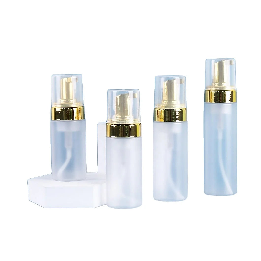 100ml 150ml 200ml 250ml 300ml 500ml Transparent Cleaning PET Plastic Shampoo Spray Bottle Brush Foam Pump Screen Printing