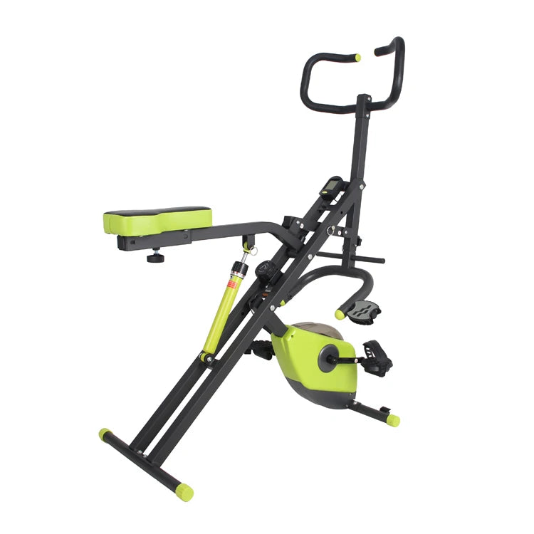 TODO Power Rider for Fit Crunch EVO Exercise Bike with Monitor Hydraulic Cylinder Resistance 120kg Max Load Steel Frame
