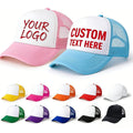 Sublimation Trucker Hat Custom logo Embroidery 5 Panel Polyester Hat for Foam Mesh Baseball Cap With logo Blank Trucker Hats