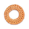 Hot Selling Unique Jewelry Findings Round Shaped Rattan Earring Findings Rattan Circle Accessories