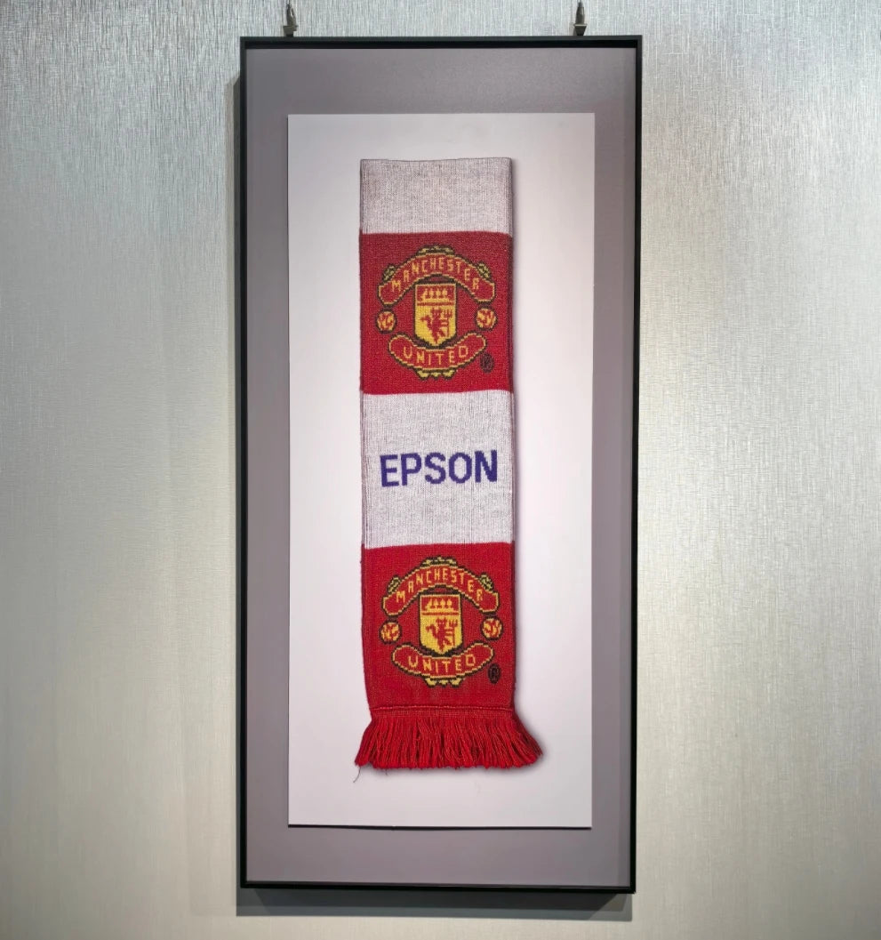 BIGIMAGE Exclusive 2.5D Paper Jersey Scarf Football Basketball Hockey Wall Decor Ink Stack Printing Reproduction Decoration