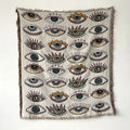 Bohemian Leisure Tapestry Floral and Animal-Floral Solid Pattern Woven Sofa Towel Blanket with Tassel Folded Cover