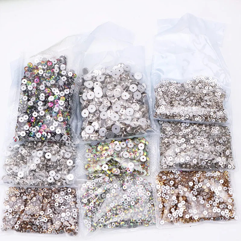 1440pcs Sew on Rhinestones Crystal AB Flatback Glass Beads Non Hotfix Sewing Rhinestones for Garment Fabric Stone