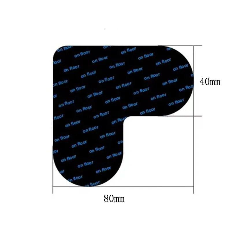 Reusable Carpet Tape 2023 New Wholesale Non-slip 8 Pieces Self-adhesive Rug Pads Rug Gripper Pad Washable