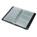 Custom PU Leather Cover Credit Business Name Card Holder PVC Slot Book