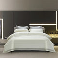 Luxury 120S Pure Cotton Bed Sheet White Solid Color Home Textiles Home Textiles Duvet Cover Set Designer Bedding Sets