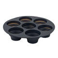 Hot Seven-Hole round Silicone Cake Mold Folding Feature Ice Cube Baking Tool