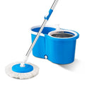 360 Round Twist Mop With Bucket Set Stainless Steel Head Mop