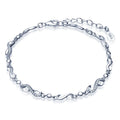 Drop Ship 925 Sterling Silver Bracelet Adjustable for Women