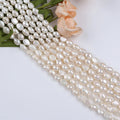 7-8mm Baroque Natural Freshwater Pearls Strands for Sale
