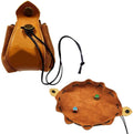 Custom logo Real  Leather Dice Pouch Dice  Bag Mat for DND Game