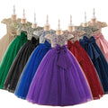 FSMKTZ New Ball Gown Floral Pattern Kids Princess Dress for Big Girls Aged 12 Wedding Birthday Frocks Wholesale for Parties