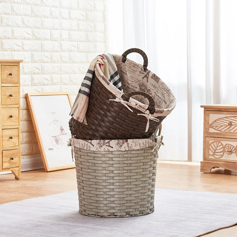 Clothes Storage Portable Hamper Laundry Basket Basket Storage Box for Storage Basket with Handles Eco Friendly