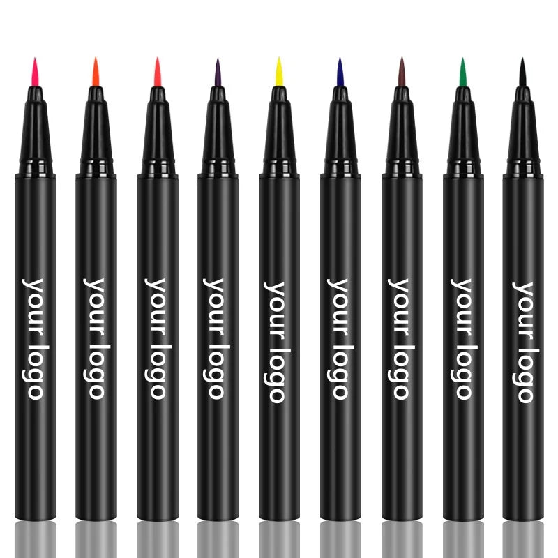 Wholesale Eye Marker Lady Beauty Big Eye Calm Makeup Neon Eyeliner Liquid Waterproof Easy to Wear Make up Matte Black Eye Liner
