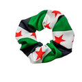 Syria Flag Hair ScrunchiesCountry Flag Design Hair Scrunchies Gifts for Syria Ladies
