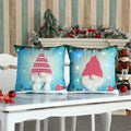 Factory Price LED Pillowcase Christmas Cushion Cover Led Light Cushion Covers Merry Xmas Glowing Pillow Case Soft Pillows Cover
