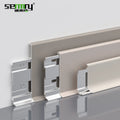 Modern Design High Quality Aluminum Alloy Floor Baseboard ISO9001 Certified 5-Year Warranty Skirting Board with Curve