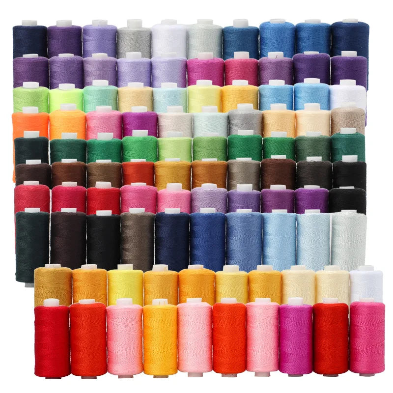 Wholesale 40/2 Spun Polyester Sewing Thread Manufacturer 400Yard DIY Sewing