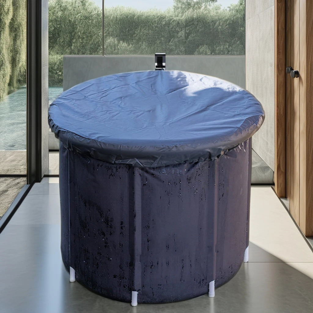 Customized Size Portable Inflatable Ice Bath Tub Made of Durable Polyester Fabric PVC for Adult Recovery at Home or on the Go