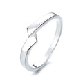 Yaeno Sterling Silver 925 Simple Cross Rings Plain Wedding Band Rings for Women