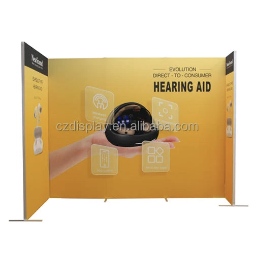 3x6m Portable Trade Show Stretched Display Reusable Folding SEG Frames Fabric Backdrop Exhibition Booth