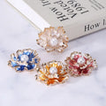 MM1513 New Style Fashion Rose Flower Brooches Women Rose Flower Brooch Pin Wholesale