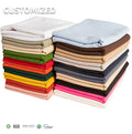 Eco-friendly Knitted Sustainable 290gsm 92% Bamboo 8% Spandex Jersey Fabric for Clothing