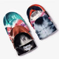 Warm Winter Cuff Hats Design Multicolor Acrylic Knitted Fisherman Beanie Sport Tie Dye Beanie Cap