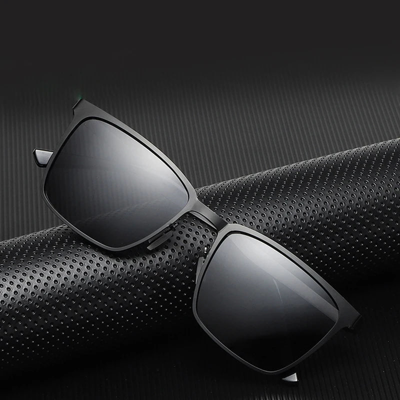 DOISYER 2022 Custom Designer Sunglasses Fashion Small Frame Rectangle Metal Polarized Sun Glasses with TAC Lenses Pilot Style