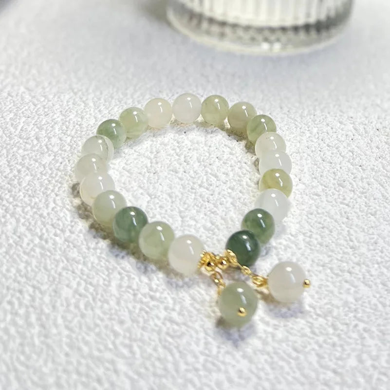 Wholesale Wholesale New Natural Jade Simple Gradual Jade Fashion Jewelry Beads Bracelet Bracelet Natural Stone