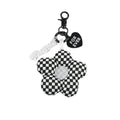 Cute Flower Keychains for Women Plush Flower Keyring Accessories for Car Keys Backpacks Charm Pendant Girls Gift for Friends