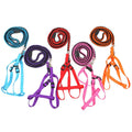 Wholesale Nylon Soft Braided Cat Dog Harness Adjustable Leash