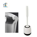 New Design with Minimalist Style Factory Soft Plastic TPR Silicone Round Scrub Toilet Brush With Holder MegaBDM