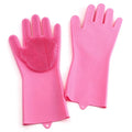 Wholesale Anti- Slip  Dish Washing  Tools  Silicon  Kitchen Cleaning Household Gloves