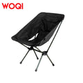 WOQI Folding Moon Chair Iron Frame Lawn Chair for Outdoor for Camping Beach General Use Upgraded Design