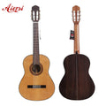 Handcrafted Gloss 39 Inch Solid Cedar Top Professional Spanish Vintage Nylon String Classical Guitar Indian Rosewood