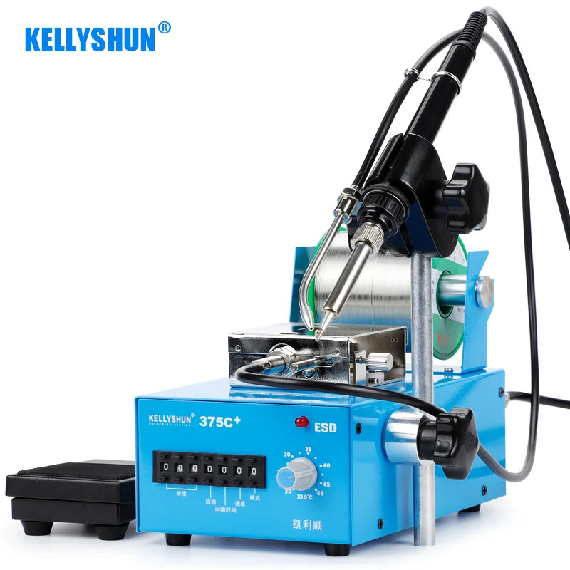 Kellyshun 375 Series Digital Automatic Soldering Stations Adjustable Temperature Knife Internal Heating Bakon Soldering Station