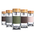 FX Factory Wholesale Custom Luxury 350ml High Quality Glass Water Bottle Filter High Quality Cheap for Boiling