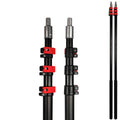 6m Telescopic Aluminum Metal Pole with Anodized Surface Flip Cam Locking Eco-Friendly Wall Cleaning Extension