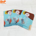 Custom Small Transparent Back Sealing Recyclable Mooncake Biscuit Chocolate Wrappers Pouch Candy Packaging Bag With Tear Notch