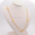 Jewelry Girl Shaped Gold Plated Stainless Steel Indian Oxidize Choker Fashion Element Women Pearl Zircon Gift Design Necklace