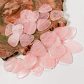 HZ High-Quality Factory Wholesale Guitar Plectrum Crystal Rose Quartz Guitar Pick